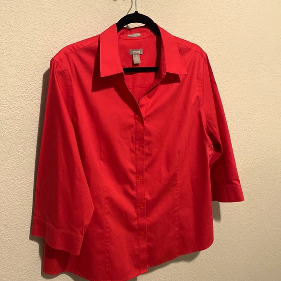 Chico’s wrinkle resistant sz 3 button down shirt. Very nice and beautiful!! - Picture 1 of 6